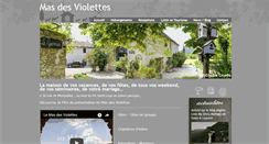 Desktop Screenshot of masdesviolettes.com
